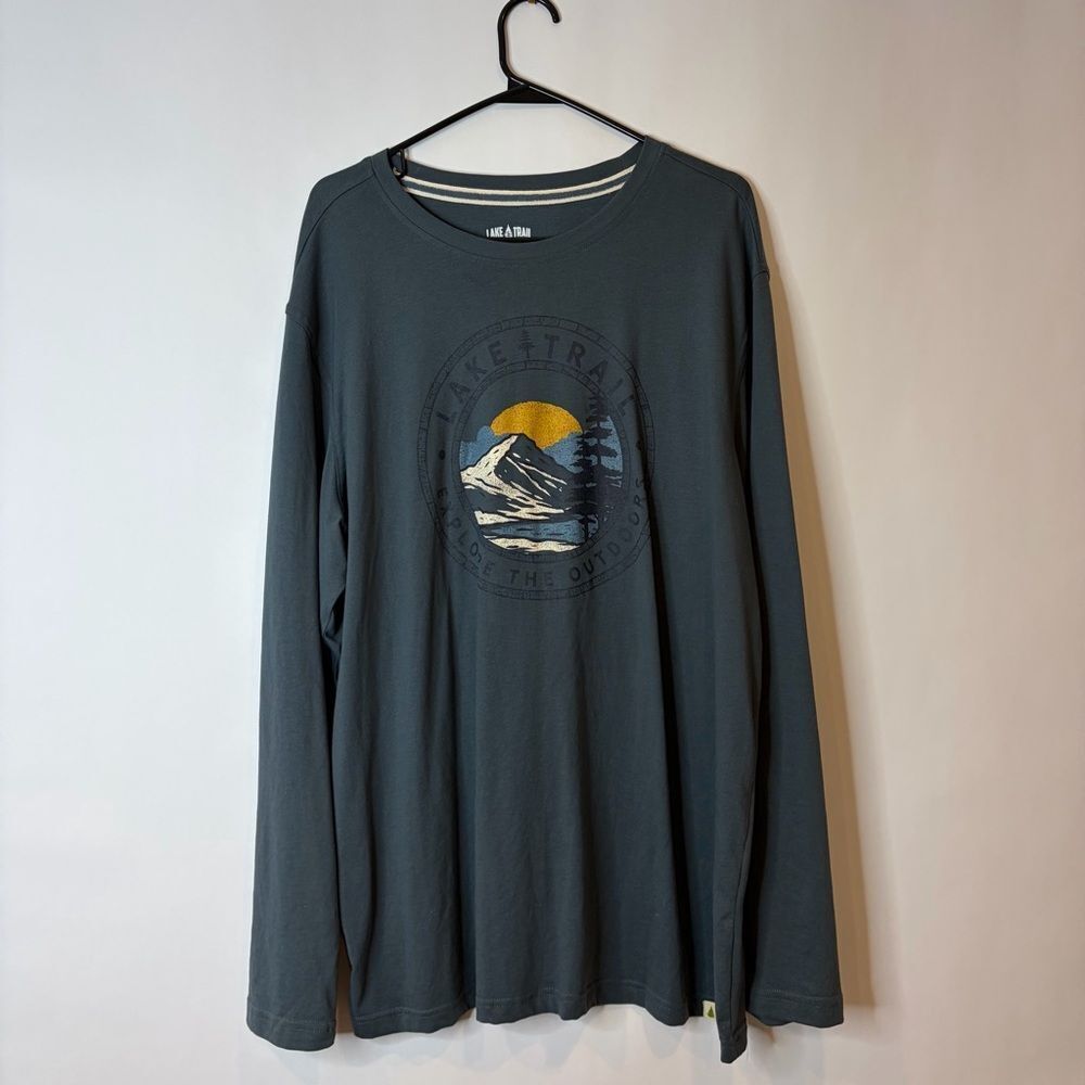 Men's Lake Trail Long Sleeve Tee XL Camping Hiking Outdoor
